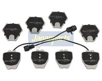 комплект спирачно феродо, дискови спирачки