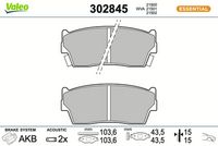 Bremsbelagsatz, Scheibenbremse