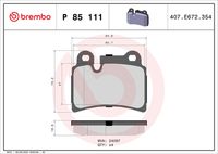 Bremsbelagsatz, Scheibenbremse