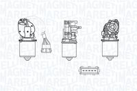 Motor stergator MAGNETI MARELLI, Cod: 064379500010