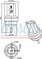 NISSENS Sensor, koelvloeistoftemperatuur 6