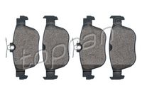 комплект спирачно феродо, дискови спирачки