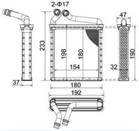 Wärmetauscher, Innenraumheizung