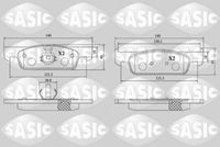 комплект спирачно феродо, дискови спирачки