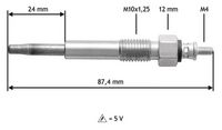 Bujie incandescenta VALEO, Cod: 345176