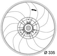 Thumbnail - Koelventilatorwiel - CFF120000P - MAHLE