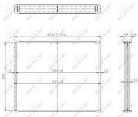 NRF Koelblok, radiateur 5