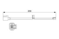 Warnkontakt, Bremsbelagverschleiß