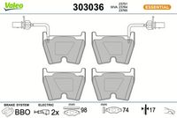 комплект спирачно феродо, дискови спирачки