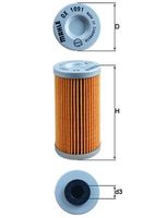 Thumbnail - Oliefilter - OX1091 - MAHLE