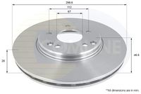 Disc frana COMLINE, Cod: ADC1669V