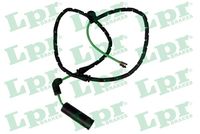 предупредителен контактен сензор, износване на накладките