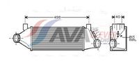 Radiator intercooler AVA Clever Choice, Cod: FDA4385