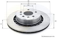 Disc frana COMLINE, Cod: ADC01161V