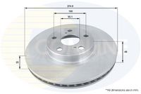 Disc frana COMLINE, Cod: ADC01113V