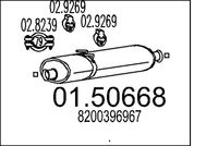 Mittelschalldämpfer