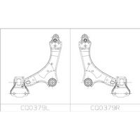 Brat, suspensie roata CTR, Cod: CQ0379L