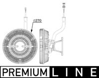 Thumbnail - Koppeling, radiateurventilator - CFC243000P - MAHLE