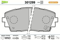 Bremsbelagsatz, Scheibenbremse