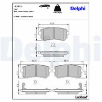Bremsbelagsatz, Scheibenbremse
