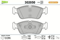 Bremsbelagsatz, Scheibenbremse