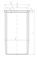 Thumbnail - Cilindervoering - 227LW00113001 - MAHLE