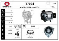 Generator / Alternator EAI, Cod: 57094
