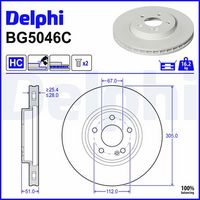 Disc frana DELPHI, Cod: BG5046C