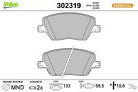 Bremsbelagsatz, Scheibenbremse