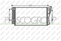 Condensator, climatizare PRASCO, Cod: KI732C002