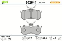 Bremsbelagsatz, Scheibenbremse