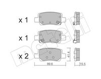 Bremsbelagsatz, Scheibenbremse