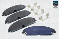 комплект спирачно феродо, дискови спирачки