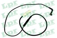 предупредителен контактен сензор, износване на накладките