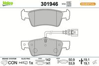 Bremsbelagsatz, Scheibenbremse