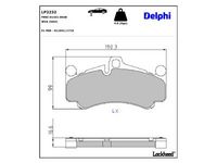 комплект спирачно феродо, дискови спирачки