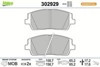 Bremsbelagsatz, Scheibenbremse