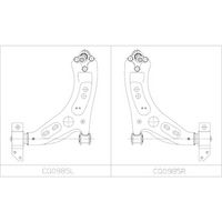 носач, окачване на колелата