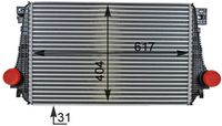 Thumbnail - Intercooler, inlaatluchtkoeler - CI27000P - MAHLE