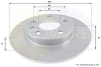 Disc frana COMLINE, Cod: ADC1813