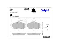 комплект спирачно феродо, дискови спирачки