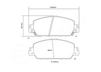 BREMBO High performance remblokkenset 3