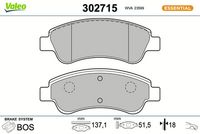 Bremsbelagsatz, Scheibenbremse