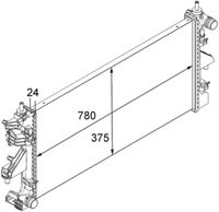 Thumbnail - Radiateur - CR881000S - MAHLE