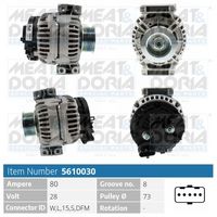 Generator / Alternator MEAT & DORIA, Cod: 5610030