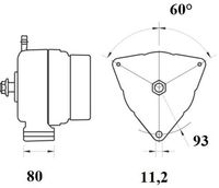 Thumbnail - Dynamo / alternator - MG818 - MAHLE