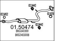Mittelschalldämpfer