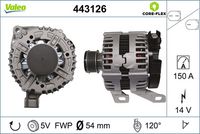 Generator / Alternator VALEO, Cod: 443126