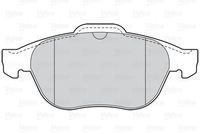 Bremsbelagsatz, Scheibenbremse