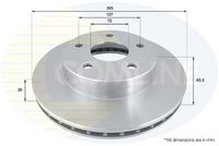 Disc frana COMLINE, Cod: ADC2303V